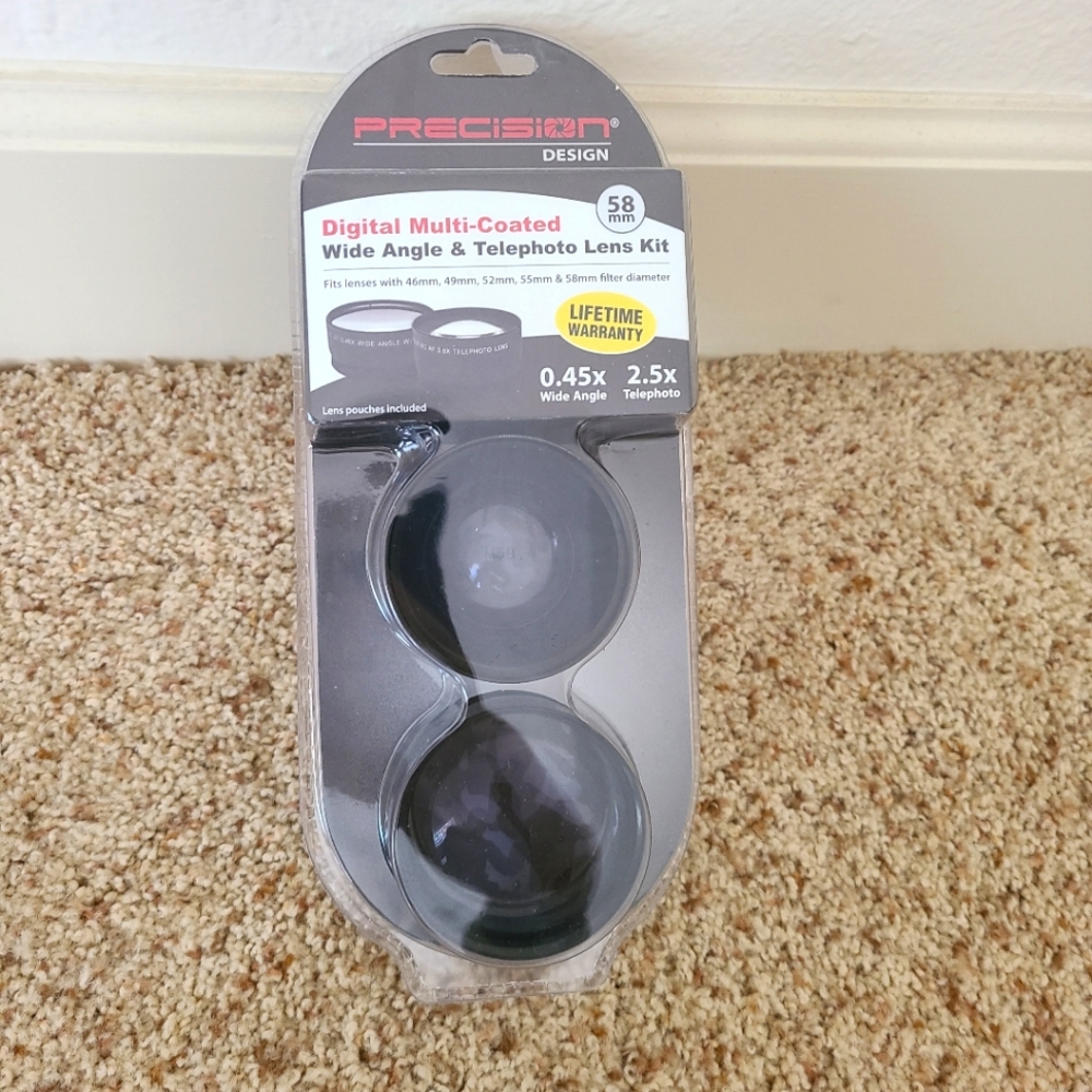 Wide angle & telephoto lens kit